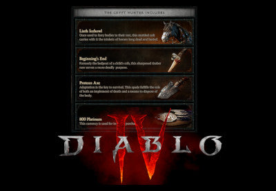 Diablo 4 - Crypt Hunter Pack DLC XBOX One / Xbox Series X|S CD Key Diablo 4 - Crypt Hunter Pack DLC XBOX One / Xbox Series X|S CD Key